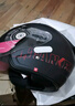 坦克摩托车头盔3C四分之三盔T536四季防风B.Duck电动车安全帽男女 亚黑洛克【热卖】【彩色镜片+透明镜片】 XXL（建议头围60-62cm） 实拍图