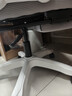 朗域轩品人体工学电竞椅人工力学座椅久坐护腰宿舍游戏电脑椅子可躺写字椅 【4级气杆】乳胶+搁脚+逍遥-白灰 120-155度(含) 联动扶手 四向腰托 实拍图