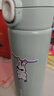 史努比(Snoopy)儿童保温杯316不锈钢男女小学生水杯户外便携提手杯壶幼儿园宝宝大容量杯子 500ml 7031太空蓝 实拍图