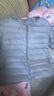 雪中飞26新款女式羽绒服内恤轻薄短款可外穿百搭保暖休闲舒适气质圆领 静谧灰|8210 M /165/88A 实拍图