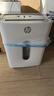 HP惠普4级高保密迷你办公家用商务小型低噪音碎纸机粉碎机 单次6张连碎5分钟15L可带钉碎卡  W1505CC 实拍图