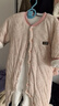 婧麒（JOYNCLEON）婴儿连体衣新生儿衣服秋冬保暖夹棉哈衣满月宝宝内衣纯棉连体衣 大树粉【优选精梳棉】 90cm 实拍图