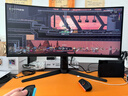 华硕战影34 VG34WQML5A 34英寸电竞显示器2K WQHD曲面带鱼屏HVA 250Hz高刷HDR400 95%DCI-P3 HDMI2.1 实拍图