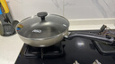 爱仕达（ASD）炒锅不粘锅涂层锅炒菜锅煎炒锅家用28cm燃气专用香槟金JL28G2WG-K 实拍图