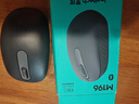 罗技（Logitech）M196 无线蓝牙鼠标 办公鼠标 笔记本商务办公家用 小巧便携 对称手型 石墨灰 实拍图