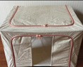 佳帮手布艺收纳箱 衣服棉被整理箱衣物储物箱百纳箱 米色大号 1只装 实拍图