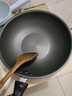 炊大皇炒锅不粘锅32cm少油烟平底炒菜锅煎锅电磁炉明火通用锅WG15068 实拍图