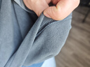优衣库男装柔滑弹力摇粒绒半拉链套头衫/长袖25秋冬新款481184 08 深灰色 XL /180/108B 实拍图