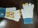卡尔美（KELME）儿童手套6-12岁冬季保暖防寒男女童毛线手套学生可爱五指全指手套 实拍图