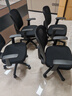 得力（deli）4900S 人体工学靠背办公椅/电脑椅/职员椅 可升降转椅舒棉坐垫 黑 实拍图