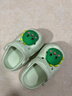 牧童儿童拖鞋夏男宝宝洞洞鞋软底女童卡通洗澡婴幼儿家居鞋奶龙绿150 实拍图