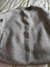 优衣库女装男装仿羊羔绒摇粒绒休闲开衫长袖宽松外套冬新款479616 02 浅灰色 M /160/84A 实拍图