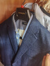 雅戈尔（YOUNGOR）单西男两粒单排扣修身版休闲西服男西服外套羊毛混纺舒适易打理 VXXX215103FLY藏青 L 175/96A 实拍图
