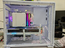 先马（SAMA）巨浪1豪华版白色 台式游戏电脑主机ATX散热机箱 玻璃侧透/背插主板/360冷排/11风扇位/快拆/Type-C 实拍图