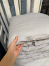 富安娜51%澳洲进口羊毛被子 抑菌冬季加厚被芯单人大豆被5.8斤152*210cm 实拍图