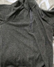 优衣库女装HEATTECH弹力摇粒绒半拉链套头衫/打底衫479693 08 深灰色 2XL /165/100B 实拍图
