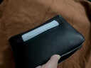ComeKine来牛男士手包密码锁手抓包真皮男包商务休闲大容量大钱包指纹锁手拿包 黑色C8086【指纹锁】大号24*5*15.5 实拍图