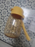 特百惠（Tupperware）嘟嘟企鹅350ML塑料杯夏季儿童可爱水杯子男女学生带提绳 果汁橙 实拍图