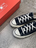 匡威（Converse）宽版1970S夏季经典帆布男女休闲运动鞋黑色A10358C 常规鞋型/162058C 39.5 实拍图