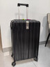 汉客行李箱男拉杆箱女大容量双层拉链密码旅行箱26英寸黑 81升巨能装 实拍图