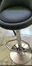 华恺之星 吧台椅 可升降吧台高脚椅 靠背椅银行企业前台椅家用 HK109黑色 实拍图
