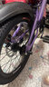 凤凰山地自行车男女变速山地车碟刹青少年儿童自行车学生单车 星际 粉紫【单速+辐条轮】 18寸【适合120-155cm】 实拍图
