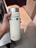 京东京造 咔哒保温杯 茶水分离Tritan杯口三段式男士女316L不锈钢 白400ml 实拍图