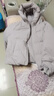 雪中飞羽绒服女短款小个子冬装外套2025新款加厚保暖时尚简约百搭防寒服 浅紫灰 M (160) （85-105斤） 实拍图