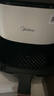 美的（Midea）空气炸锅 家用免翻面 全自动炸锅大容量炸蓝蒸汽嫩炸 无需翻面空气炸烤一体机炸锅自制小米锅巴 AI智能烹饪+可视窗 5.3L KZC5388 实拍图