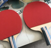 红双喜SH横直对拍01初学者训练比赛乒乓球拍横直套装+乒乓球 实拍图