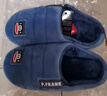 大嘴猴（paul frank）棉拖鞋男士秋冬季室内家居拖鞋毛绒保暖厚底棉鞋男款深蓝290PF607 实拍图