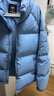 京东京造羽绒服男女情侣同款真鸭绒冬季外套面包服轻松羽绒 灰蓝色 L 实拍图