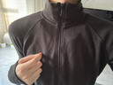 优衣库女装HEATTECH弹力摇粒绒半拉链套头衫/打底衫479693 09 黑色 S /155/80A 实拍图