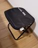 小魔折叠马扎 户外折叠椅便携式小凳子超轻折叠凳高铁旅行排队神器 黑 实拍图