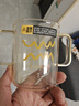 如山儿童牛奶喝水杯PPSU宝宝奶瓶带刻度1一2-3岁以上直饮吸管杯子 实拍图