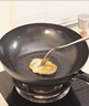 京严炒锅章丘款铁锅无涂层炒菜不粘锅家用精铁锅具燃气电磁炉用已开锅 【灶具通用】适合5-8人  赠盖铲  直径 34cm 百年工艺｜传统铁锅｜健康不沾 实拍图