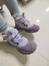 巴布豆童鞋冬季加绒保暖儿童雪地靴女童休闲靴子116545069浅粉紫/沙紫38 实拍图