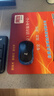 罗技（Logitech）M185鼠标 无线鼠标 办公鼠标 对称鼠标 黑色蓝边 带无线2.4G接收器 实拍图