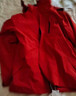 JEEP冲锋衣女新款三合一可拆卸户外防风防水超好看登山服冲锋衣裤外套 男女同款-朱雀红【三合一可拆卸 XL（120-135斤） 实拍图