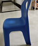 茶花带靠背椅子塑料凳子小Q靠背椅子舒适稳固防滑 【2个装】蓝色（新老色随机发） 实拍图