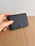 袋鼠名片夹男士卡包证件包真皮大容量多卡位银行卡包收纳包商务卡片夹 黑色 实拍图