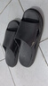 回力静音男士室内户外穿厚底防滑速干洗澡凉拖鞋HL3A23黑色44-45码 实拍图