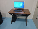 卓博电脑桌台式书桌学习桌子办公桌工作台电竞桌BZ28古典胡桃1m 实拍图