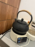 万家全铸铁壶煮茶器围炉煮茶壶煮水泡茶烧水壶铁质功夫茶具电陶炉煮茶器 1200ml铁壶+不锈钢滤网 1200ml 实拍图