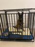 北鼻狗【升级全管加强 】狗笼中型犬大型犬狗笼子宠物狗狗笼子金毛用品 升级四面全管底部加强 黑色 125*95*105 建议130斤内 实拍图