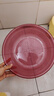 加大加厚洗脸盆家用大号洗菜盆洗衣盆浴室专用内裤收纳盆子 紫红 大号摔不烂【直径29cm】 实拍图