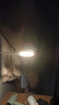 智能语音小夜灯声控灯小台灯便携氛围拍照LED卧室宿舍床头节能灯 USB插口即插即用 白色折叠语音灯【1个装】 实拍图