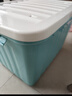 SPACEXPERT塑料收纳箱特大号储物箱学生书箱儿童玩具整理搬家打包周转箱 蓝色 【实测盛水容积80L】单只装 实拍图