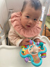 COOKSS宝宝餐椅玩具0-1岁婴儿餐桌吸盘转转乐6个月以上摇铃益智早教玩具 实拍图