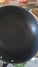 三禾无涂层不粘炒锅炒菜锅钛合金钛钛锅32cm天穹黑配钢铲LC32S1 实拍图